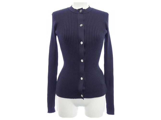 Hermès Hermes Wool Cardigan Blue Navy blue