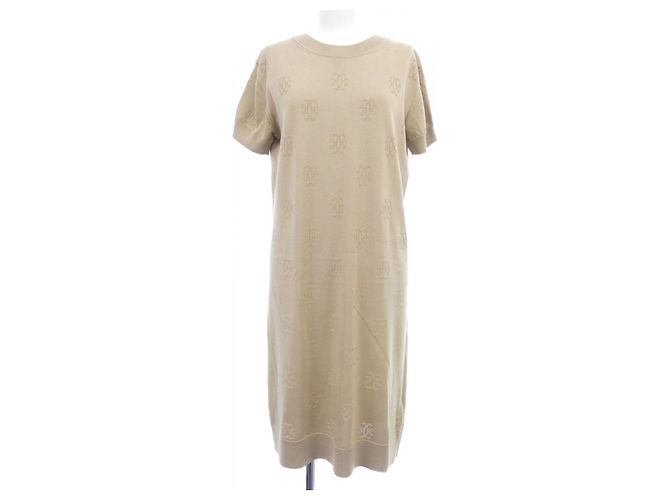Hermès Hermes Kleid Beige