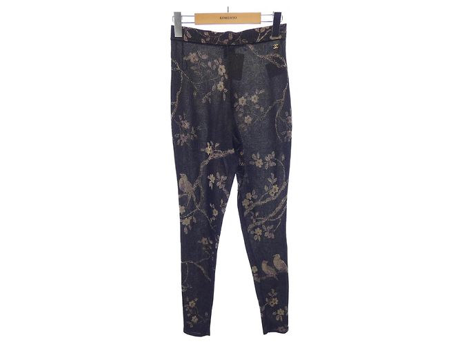 Timeless Leggings Chanel Marrone
