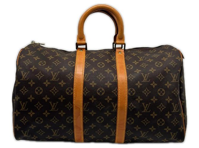 Bolsa Boston Louis Vuitton Monogram Keepall 45 Marrom