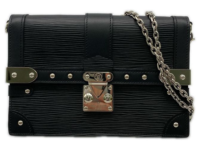 Borsa a Spalla Portefeuille Trunk Epi Louis Vuitton Nero