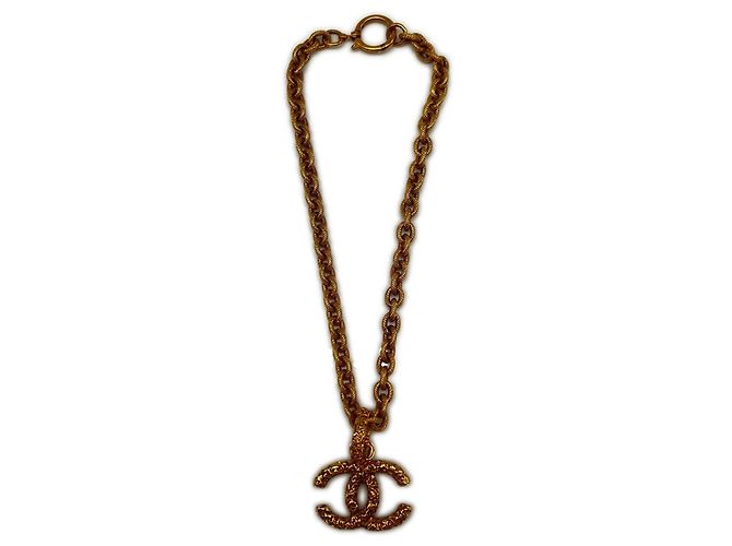 Chanel Coco Mark Lava Gliederkette Golden