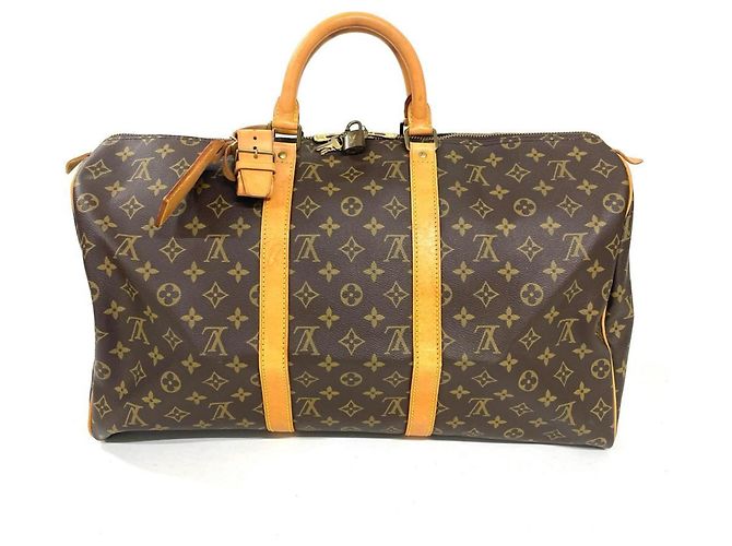 Bolso Boston Louis Vuitton Keepall 50 Castaño