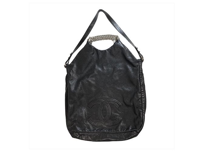 Borsa Chanel Coco Mark Nero Metallico
