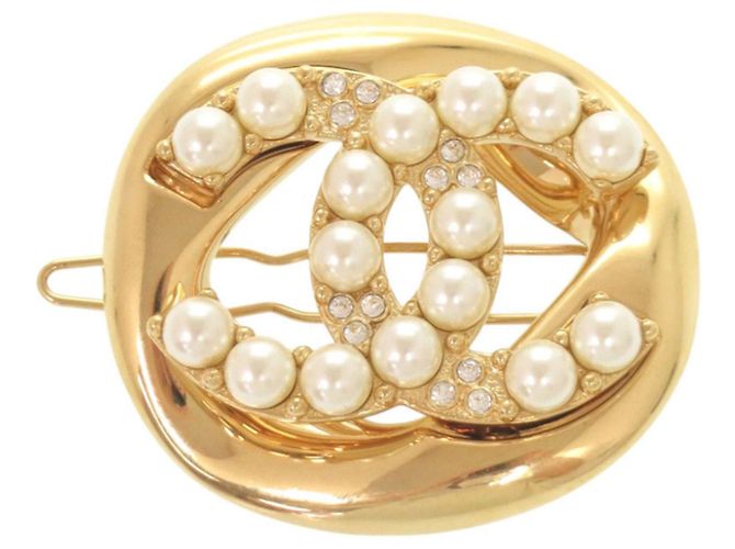 Clip per capelli Chanel Coco Mark Gold D'oro