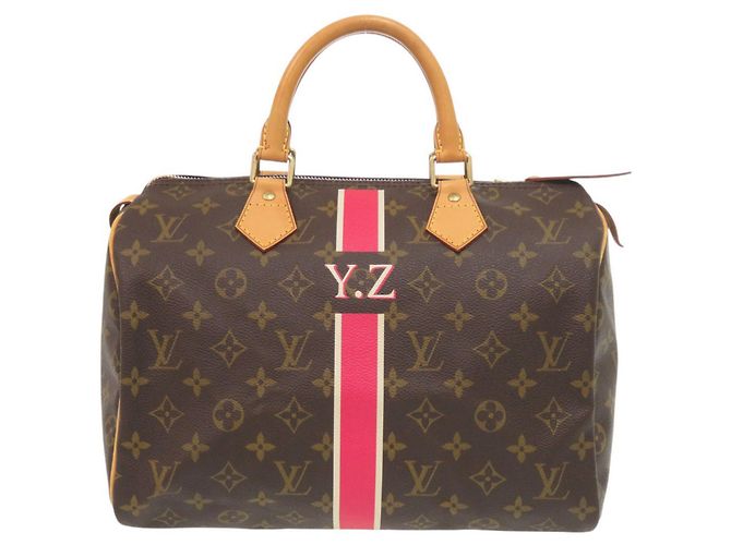 Sac à main Louis Vuitton Speedy 30 Monogram Marron Monogramme