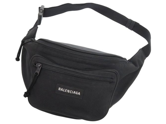 Borsa a tracolla Balenciaga Explorer Black Nero