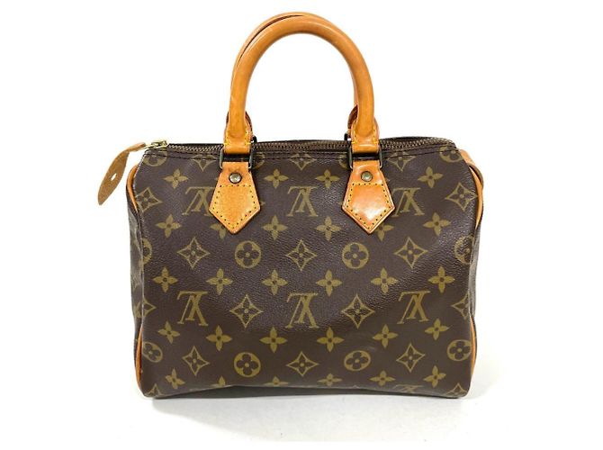 Sac Boston Louis Vuitton Speedy 25 Marron