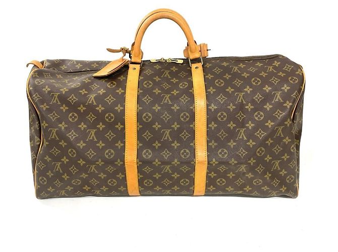 Bolsa Boston Louis Vuitton Keepall 60 Marrom