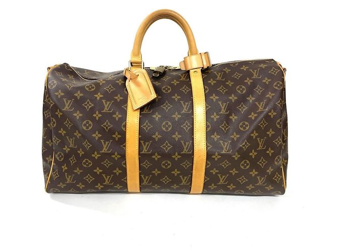 Bolso Boston Louis Vuitton Keepall 50 Castaño