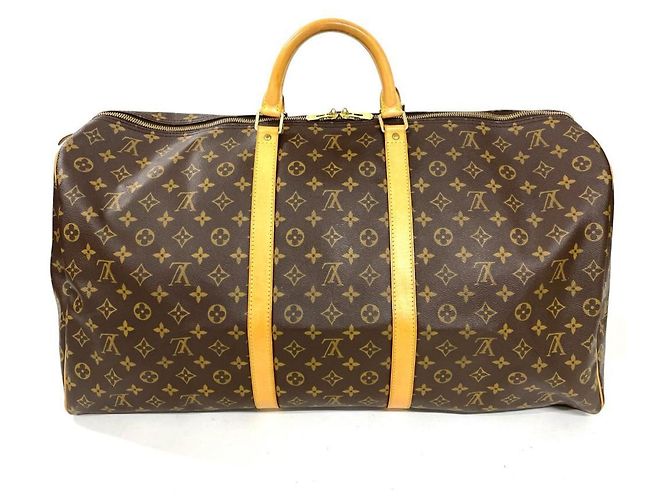Sac Boston Louis Vuitton Keepall 60 Marron