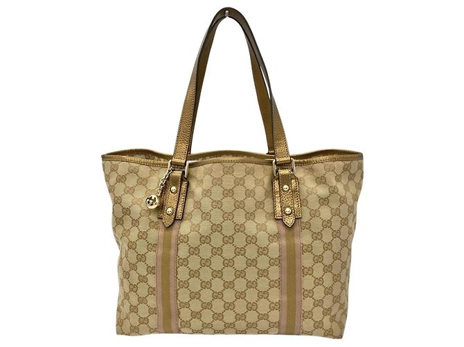 Sac cabas Gucci Sherry Line Beige