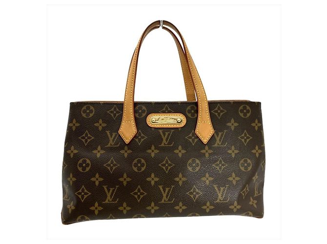 Sac à main Louis Vuitton Wilshire PM Marron