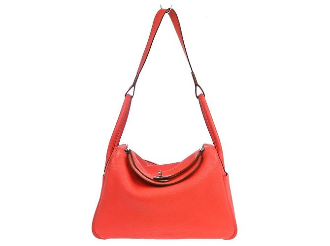 Hermès Hermes Lindy Clemence 34 Rosso