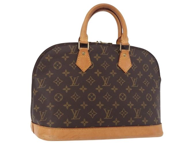 Louis Vuitton Vintage Alma Monogram Canvas PM Marron
