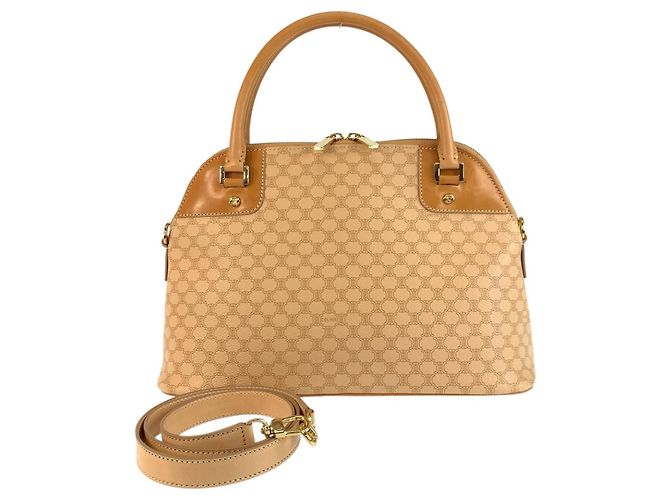 Céline Sac à main CELINE Vintage Macadam Beige Camel