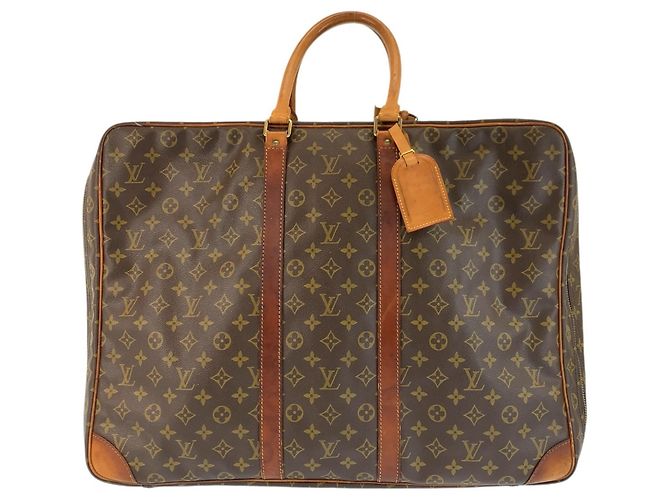 Bolso de Viaje Boston Louis Vuitton Monogram Sirius 55 Castaño Monograma