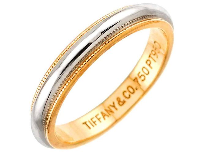 Anillo de banda Milgrain Tiffany & Co.