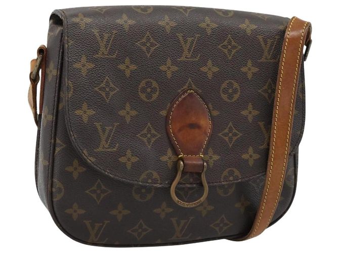 LOUIS VUITTON Bolsa de Ombro Monogram Saint Cloud GM M51242 LV Auth 189606 Monograma