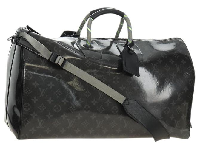 LOUIS VUITTON Eclipse Glaze Keepall Bandouliere 50 Bag M43901 LV Auth 188863SM