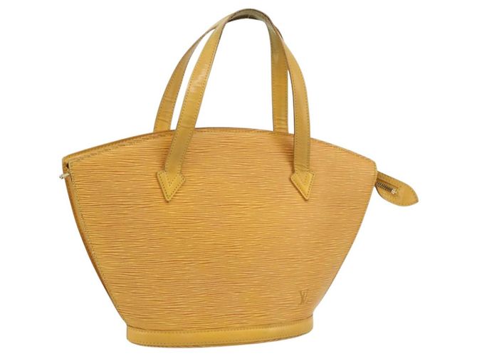 LOUIS VUITTON Epi Saint Jacques Shopping Bag Amarillo M52269 LV Auth BA13697