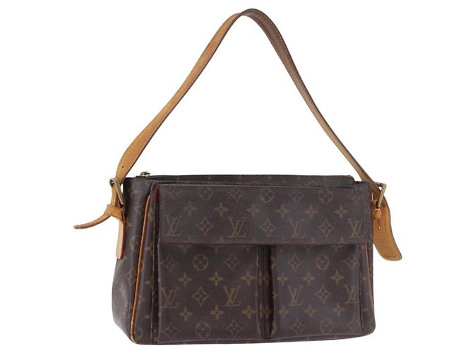 LOUIS VUITTON Borsa a Spalla Monogram Viva Cite GM M51163 LV Auth BA13661 Monogramma