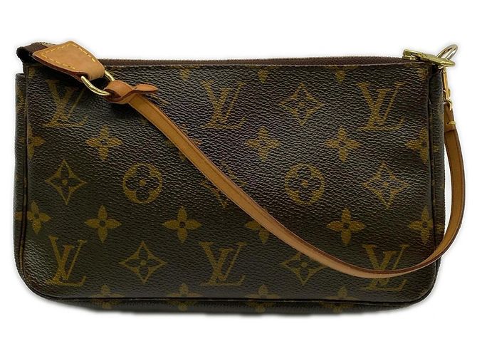 Pochette Louis Vuitton Monogram Pochette Accessoires Marrone