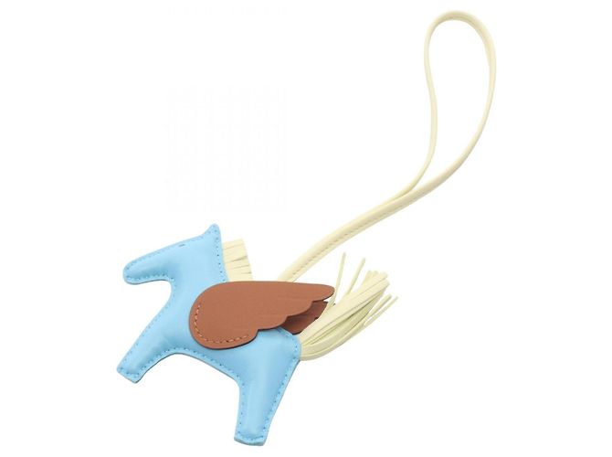 Hermès Charm Rodeo Pegasus PM Hermes Accessorio Marrone Blu D'oro Giallo