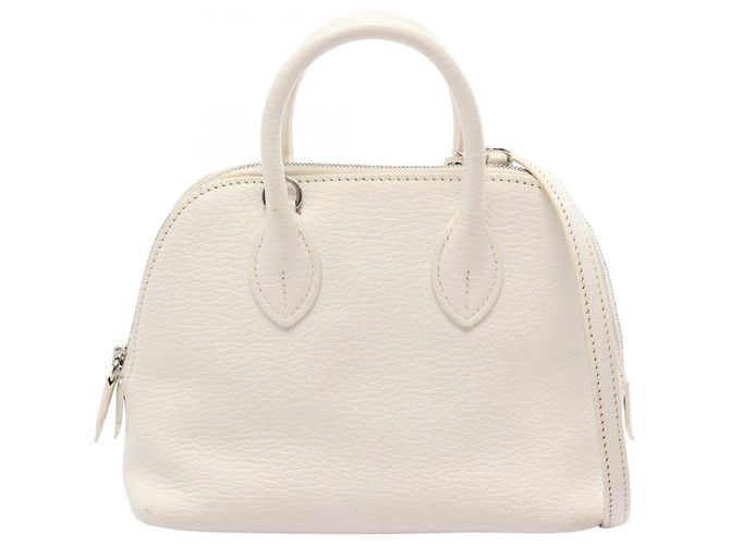 Hermès Sac à main 2-Way Hermes Bolide 1923 Mini Blanc