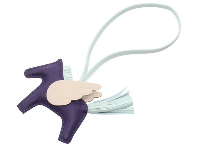 Hermès Hermes Rodeo Pegasus PM Charm Green Cream 