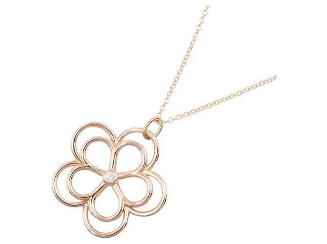 Collar Open Flower de Tiffany & Co. Dorado