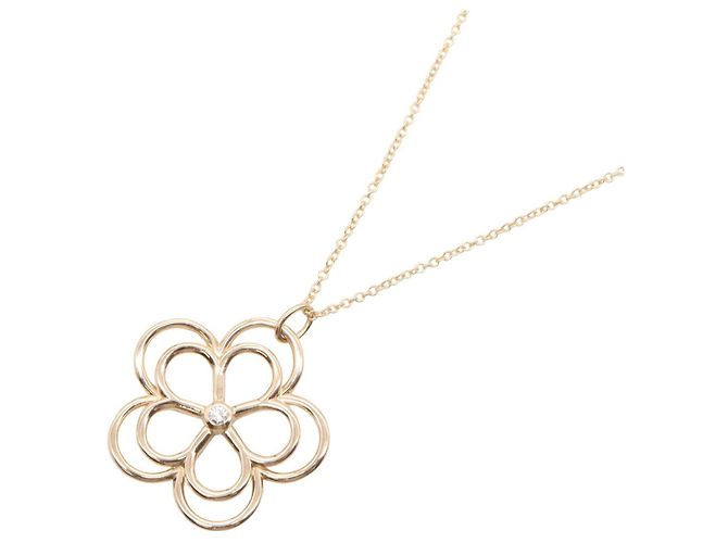 Colar Open Flower da Tiffany & Co. Dourado