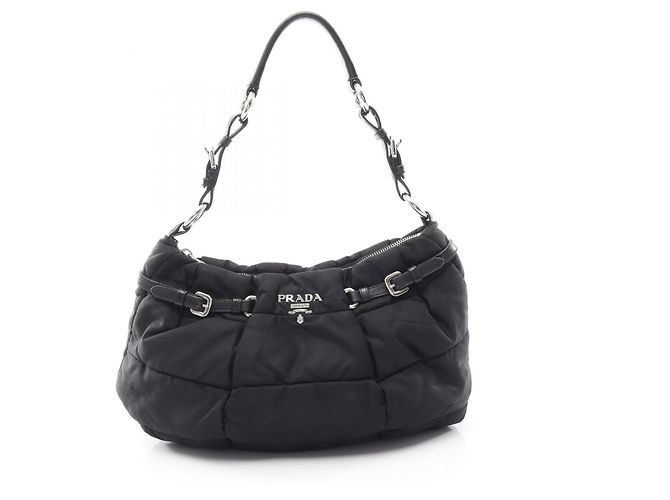 Borsa a tracolla Prada TESSUTO MICRO Nero