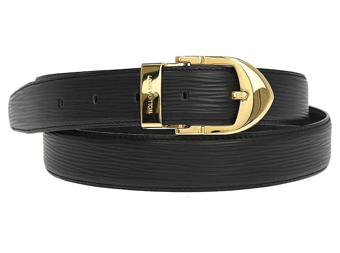 Louis Vuitton Classique Gürtel Epi Leather Schwarz