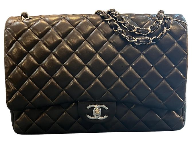Borsa Chanel Maxi Classic Lambskin Double Flap 2015