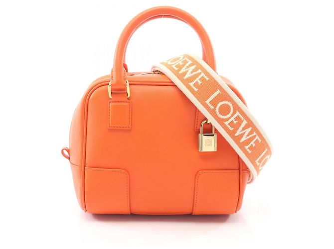 Sac à main 2-Way Loewe Amazona 16 Orange