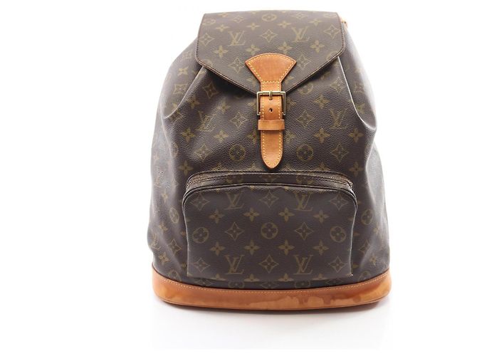 Sac à dos/Sac à main Louis Vuitton Montsouris GM Marron Monogramme