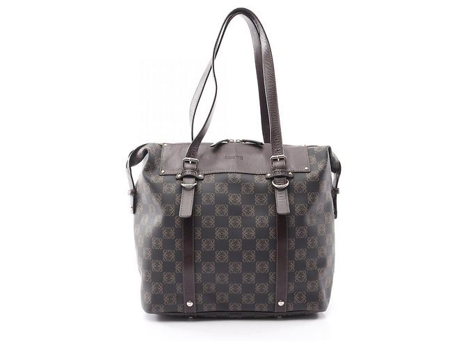 Sacola Loewe Repeat Anagram Marrom