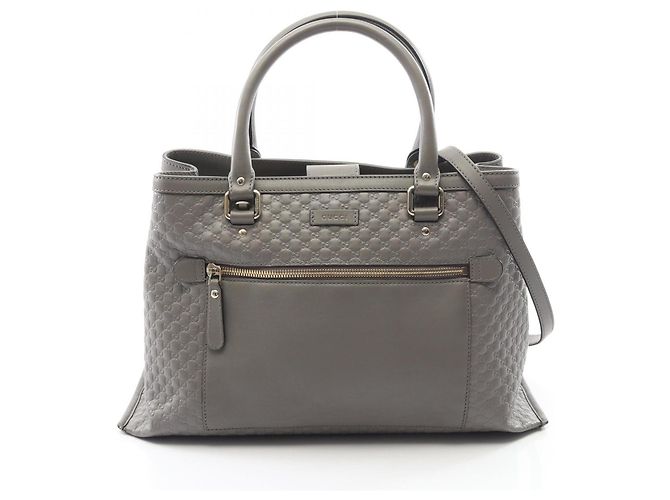 Bolsa 2-Way Microguccissima Gucci Marrom