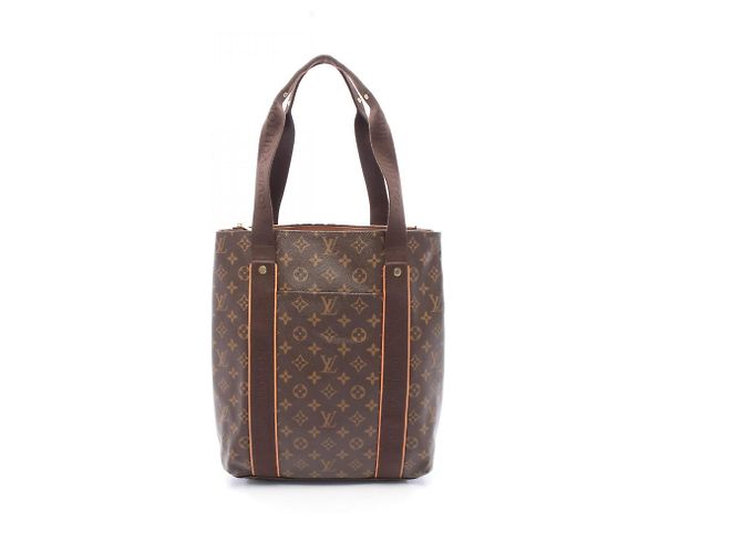 Sac cabas Louis Vuitton Cabas Bobour Marron Damier ebène