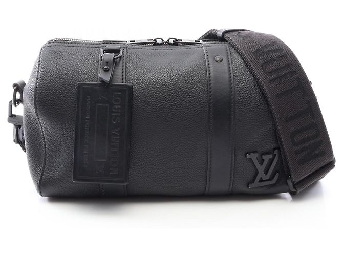 Borsa a tracolla Louis Vuitton City Keepall Nero