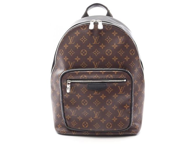 Sac à dos/Sac à main Louis Vuitton Josh NV Monogram Macassar Marron Noir