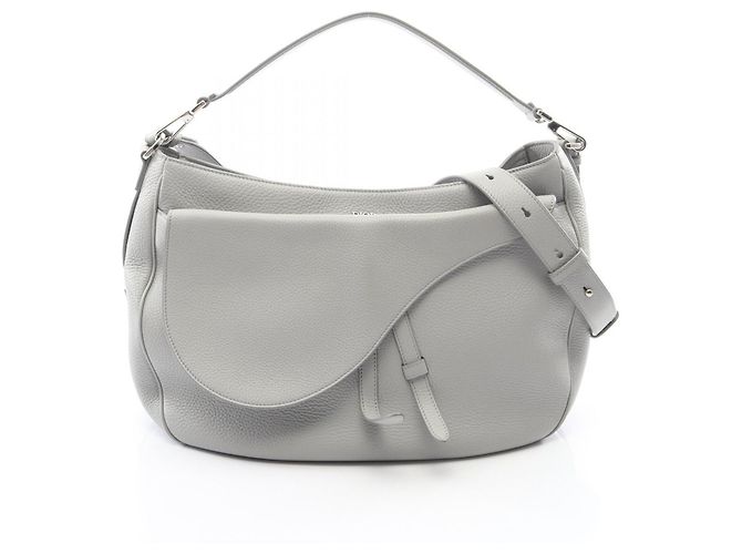 Borsa Saddle in pelle blu Christian Dior