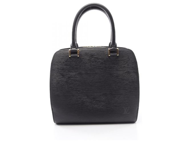 Sac à main Louis Vuitton Pont Neuf Epi Noir