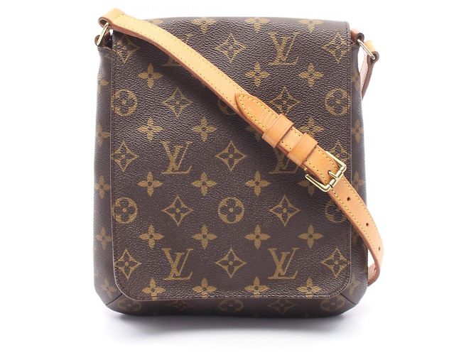 Bolsa de Ombro Louis Vuitton Musette Salsa Short Strap Monogram Marrom