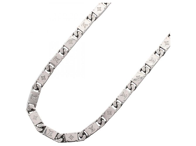 Collar de lazo Monogram Louis Vuitton Plata