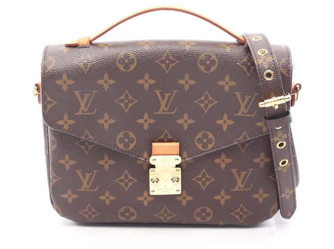 Borsa Louis Vuitton Pochette Metis MM Monogram Marrone