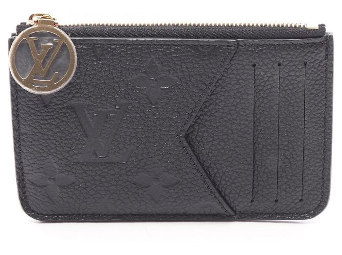 Louis Vuitton Kartenetui Romy Monogram Empreinte Noir Schwarz