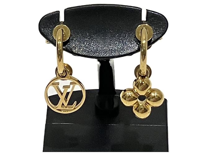 Brincos Louis Vuitton Blooming Dourado