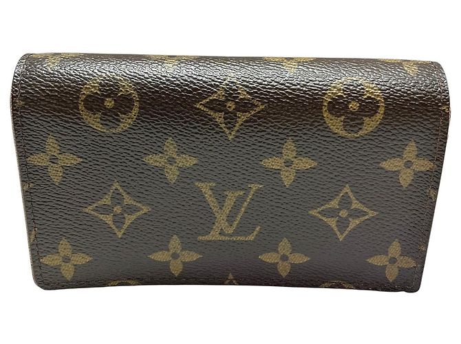 Cartera Bi-fold Louis Vuitton en Monogram Castaño Monograma